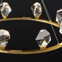 Loft Industry Modern - Crystal Stone Circle Chandelier